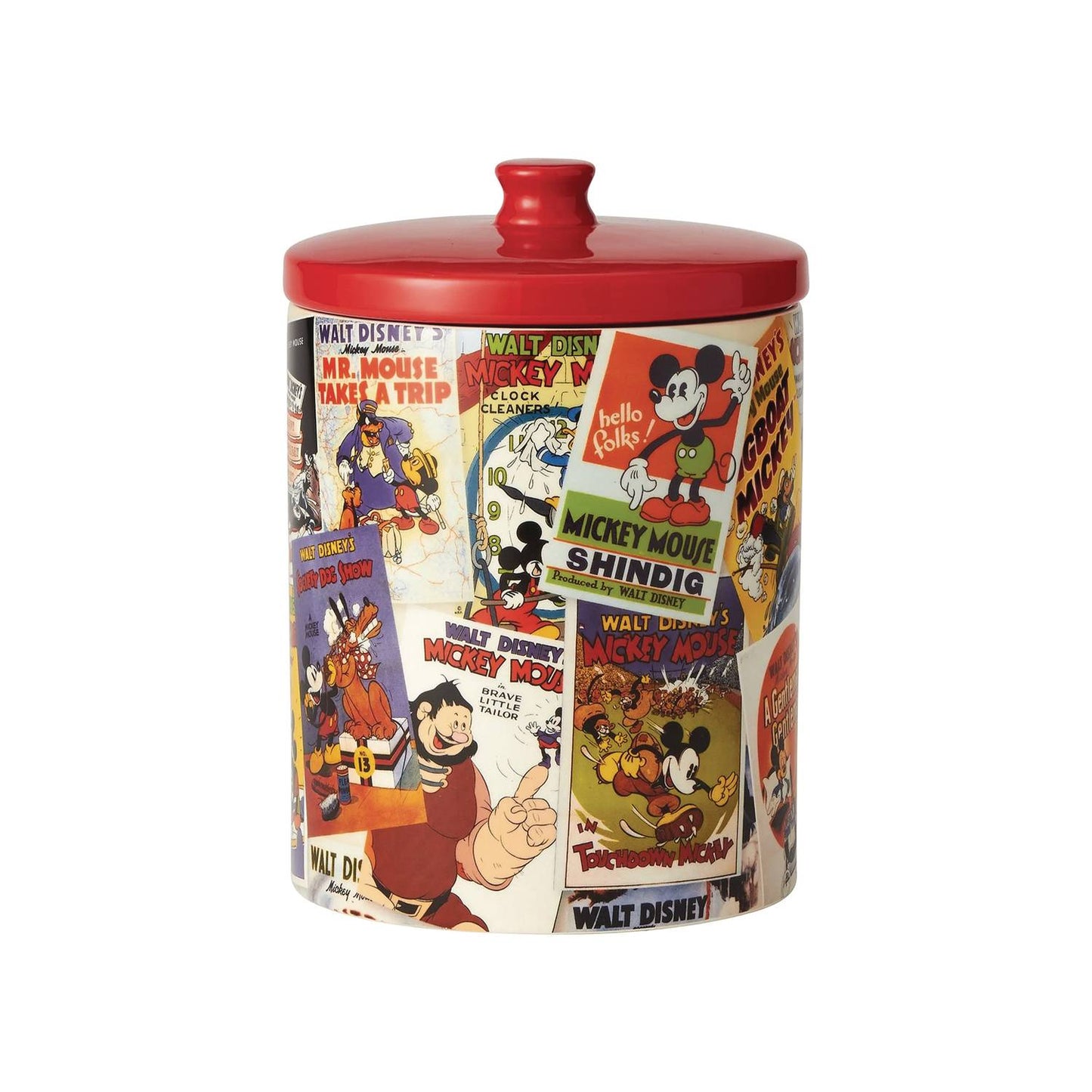 DISNEY MICKEY MOUSE POSTER COLLAGE COOKIE JAR (NET) (C: 1-1-