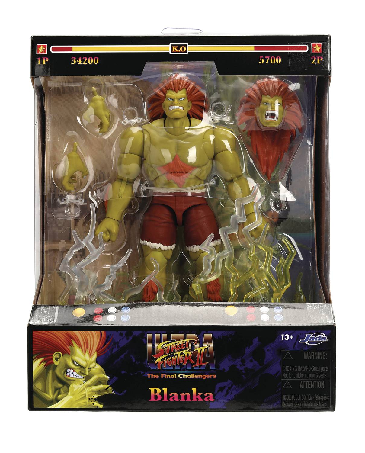 STREET FIGHTER II BLANKA 6IN DLX AF (NET) (C: 1-1-2)