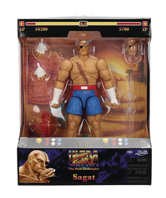 STREET FIGHTER II SAGAT 6IN DLX AF (NET) (C: 1-1-2)
