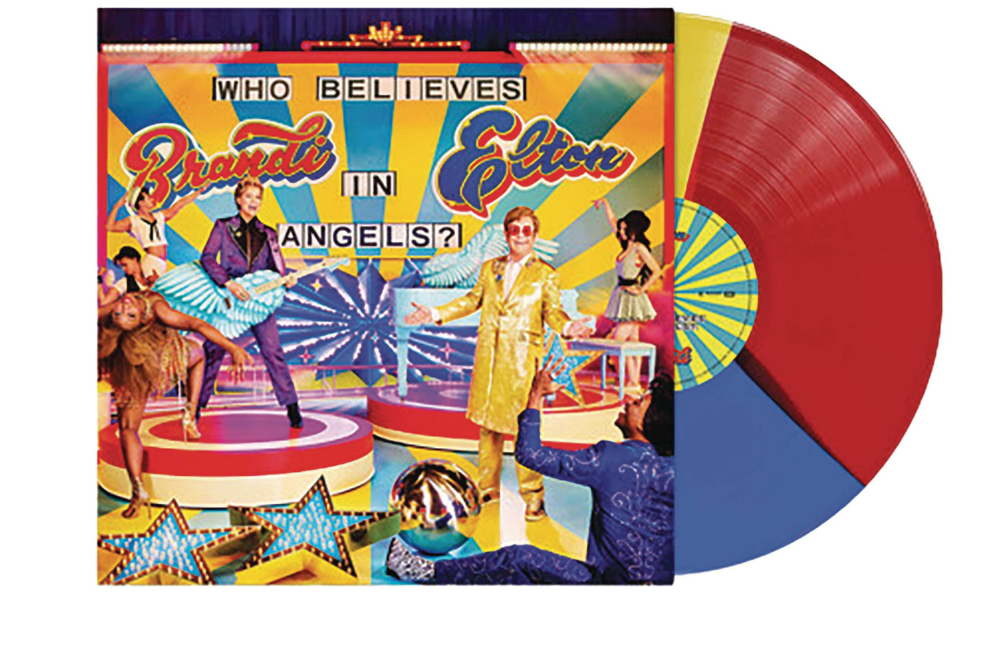 ELTON JOHN & BRANDI CARLILE WHO BELIEVES IN ANGELS VINYL 2LP