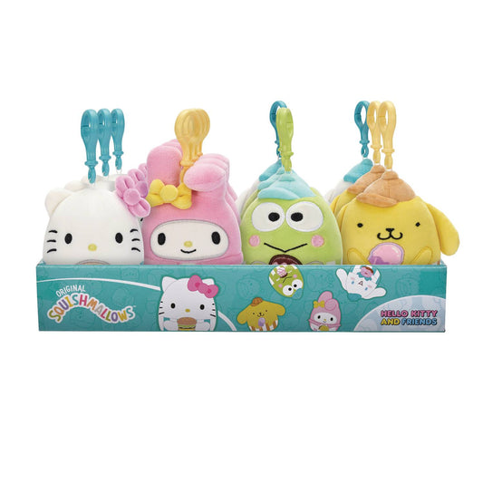 HELLO KITTY & FRIENDS 4IN PLUSH CLIP-ON 6PC DIS (NET) (C: 1-