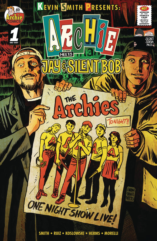 ARCHIE MEETS JAY & BOB ONESHOT CVR J FRANCAVILLA FOIL (MR)