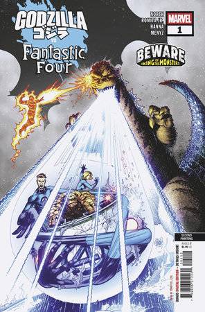 GODZILLA VS FANTASTIC FOUR #1 2ND PTG ADAM KUBERT VAR