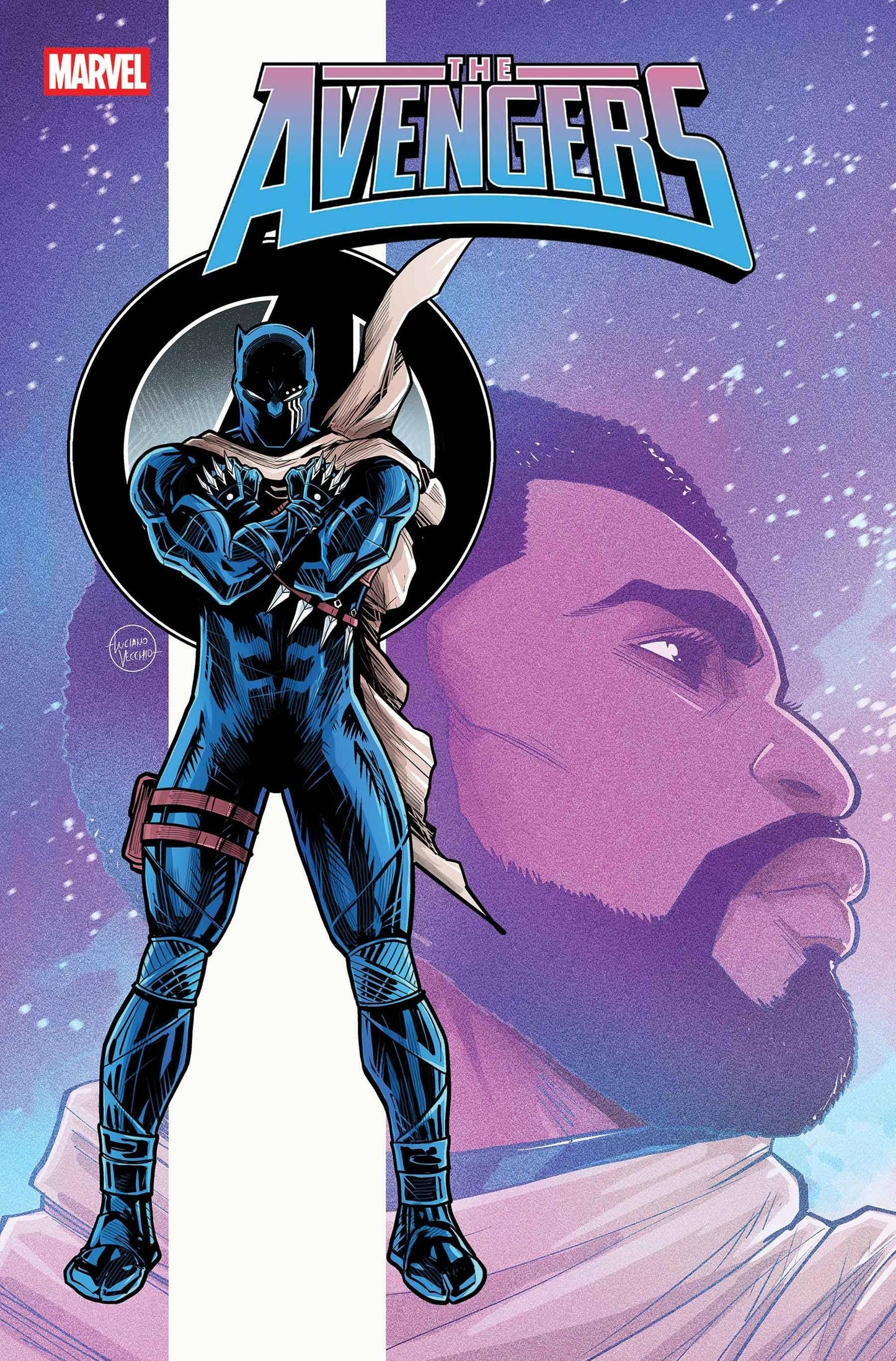 AVENGERS #28 LUCIANO VECCHIO BLACK PANTHER VAR
