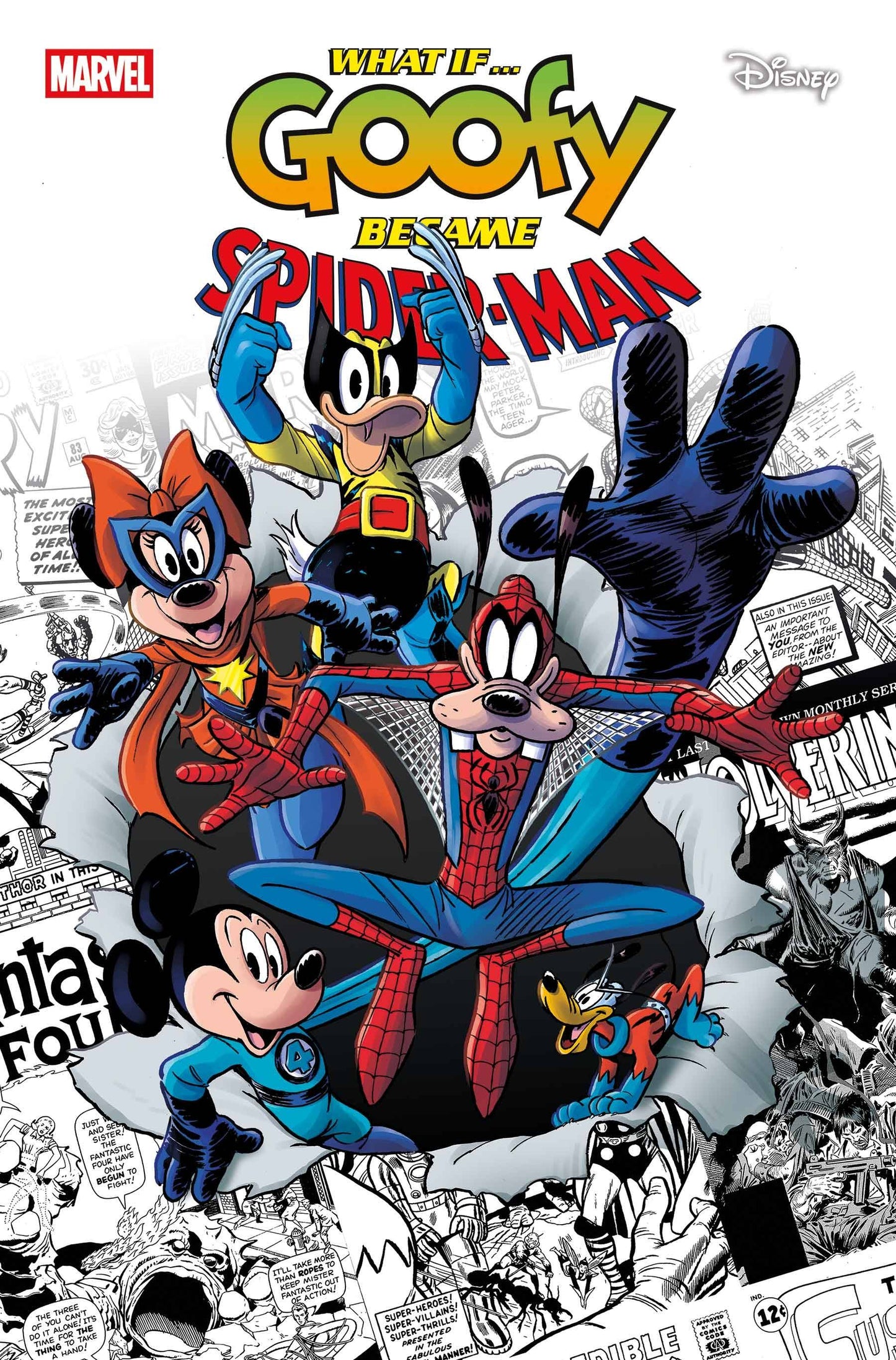 WHAT IF GOOFY BECAME SPIDER-MAN #1 ANDREA FECCERO VAR