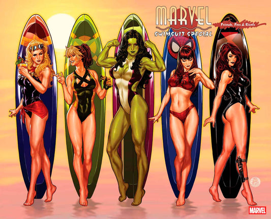 SWIMSUIT SPECIAL FRIENDS FOES & RIVALS #1 WRAPAROUND VAR