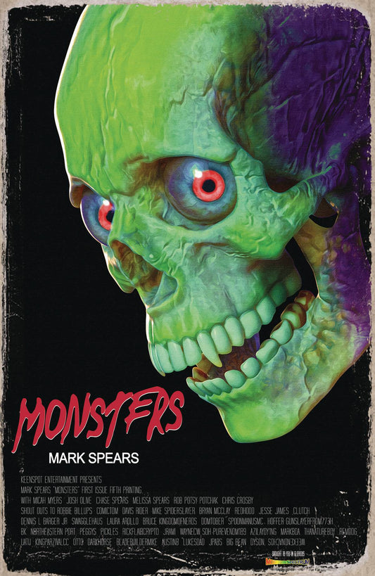MARK SPEARS MONSTERS #1 5TH PTG CVR B 20 COPY EVIL DEAD INCV