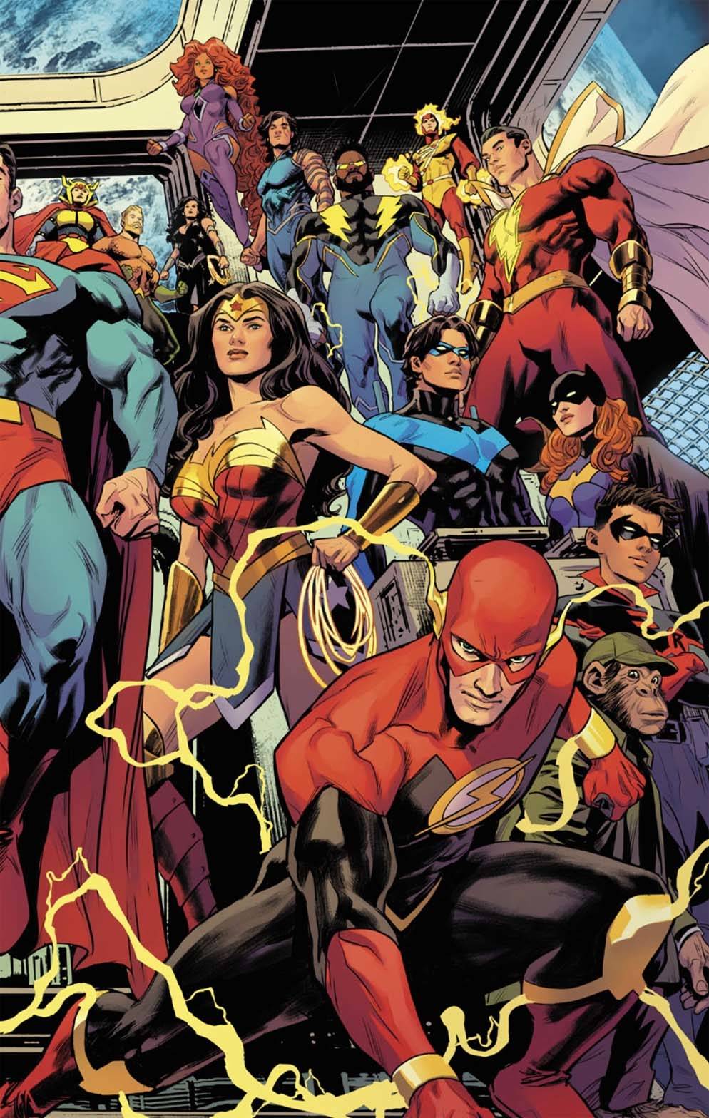 JUSTICE LEAGUE UNLIMITED #8 CVR G INC 1:25 TRAVIS MOORE CSV