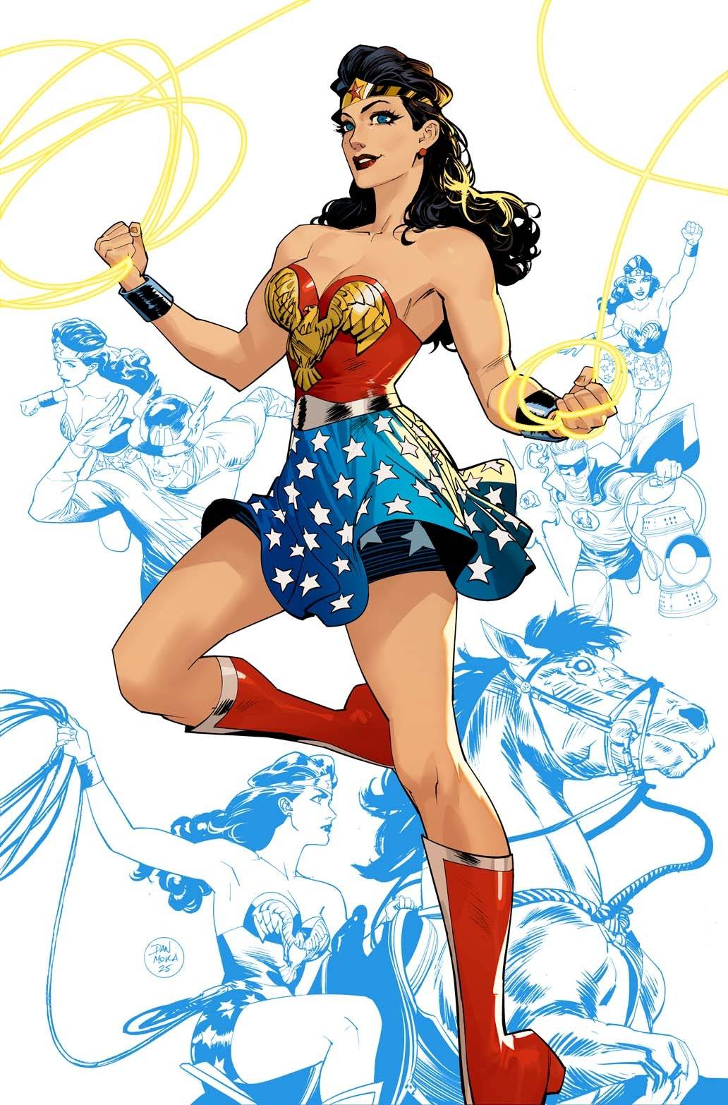 NEW HISTORY OF THE DC UNIVERSE #1 (OF 4) CVR B DAN MORA CSV