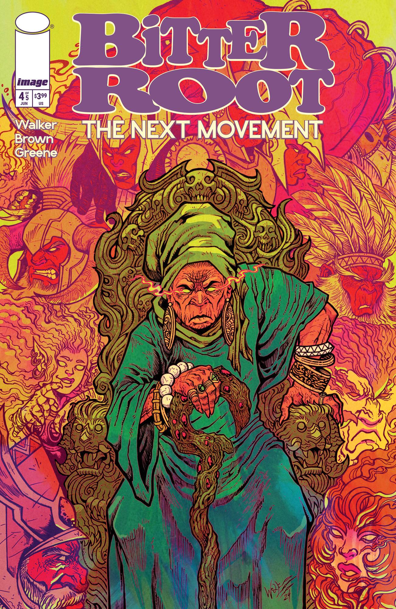 BITTER ROOT THE NEXT MOVEMENT #4 (OF 5) CVR B INC 1:10 WOLF