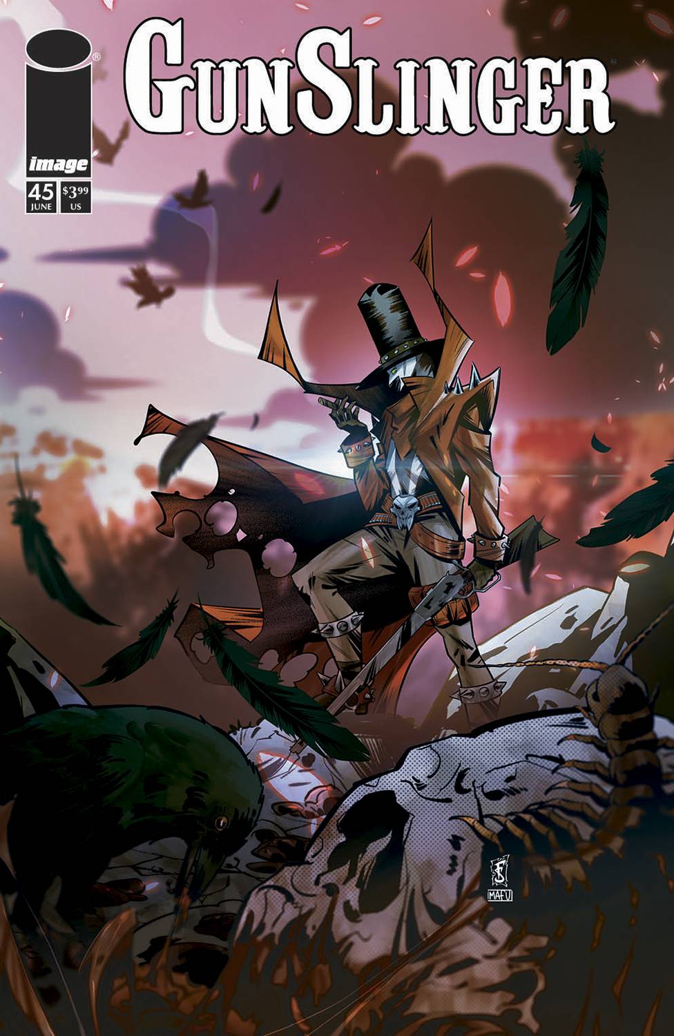GUNSLINGER SPAWN #45 CVR B FEDERICO SABBATINI VAR