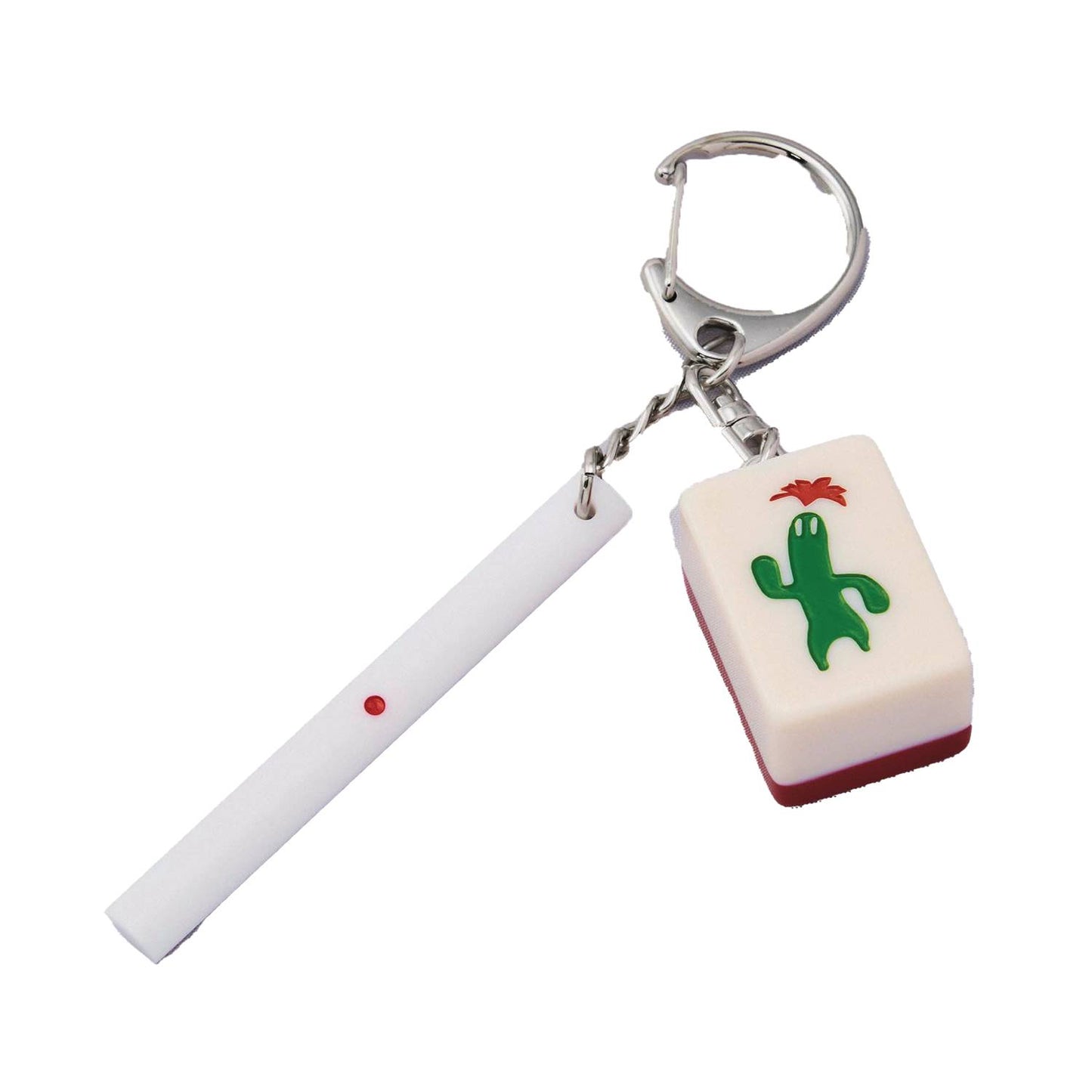 FINAL FANTASY XIV DOMAN MAHJONG TILE KEY CHAIN ONE OF BAMBOO