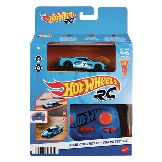 HOT WHEELS RC 1/64 SCALE CORVETTE C8 (NET) (C: 1-1-2)
