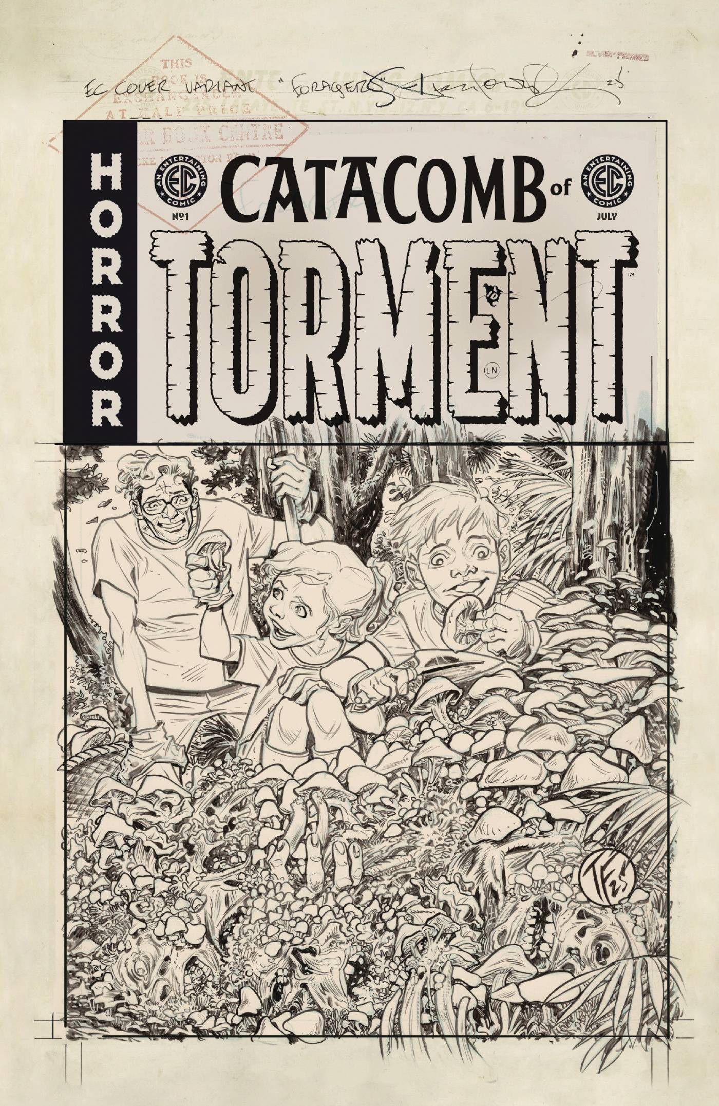 EC CATACOMB OF TORMENT CVR F 20 COPY INCV FOWLER B&W (MR)