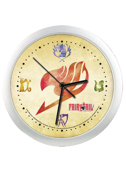 FAIRY TAIL GUILD ICONS WALL CLOCK (NET) (C: 1-1-2)