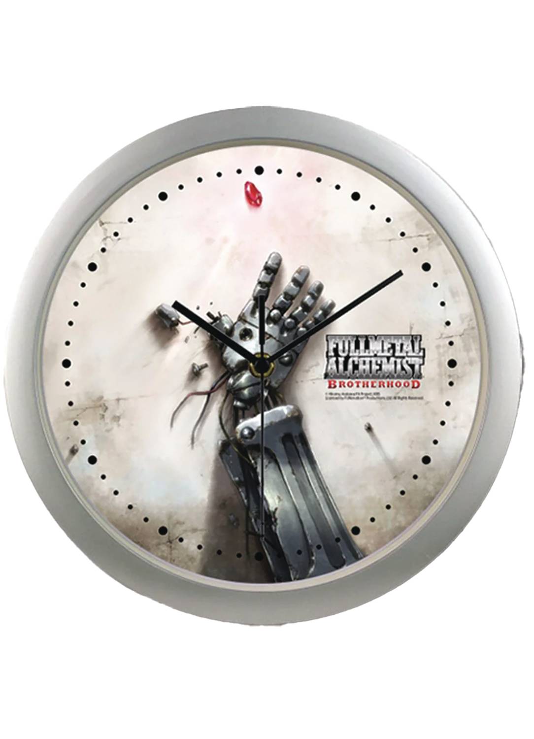 FULLMETAL ALCHEMIST BROTHERHOOD AUTOMAIL HAND WALL CLOCK (NE