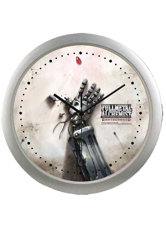 FULLMETAL ALCHEMIST BROTHERHOOD AUTOMAIL HAND WALL CLOCK (NE