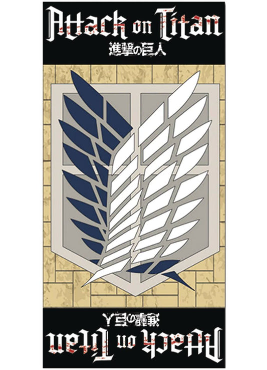 ATTACK ON TITAN SURVEY CORPS BEACH TOWEL (NET) (C: 1-1-2)