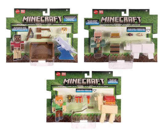 MINECRAFT 3.25 IN 2-PACK AF ASST (NET) (C: 1-1-2)