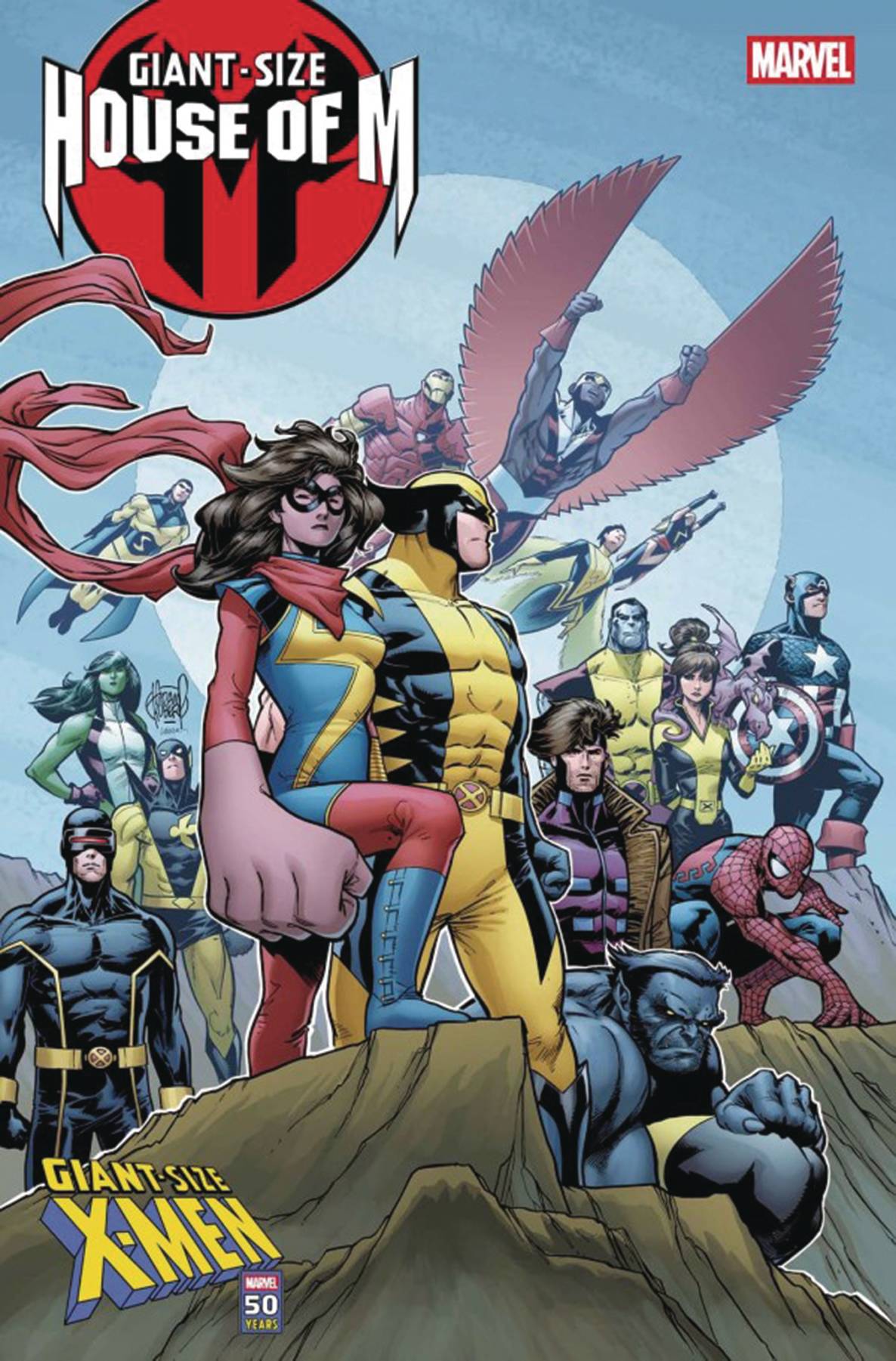 DF GIANT-SIZE HOUSE OF M #1 KELLY & LANZING SGN (C: 0-1-2)
