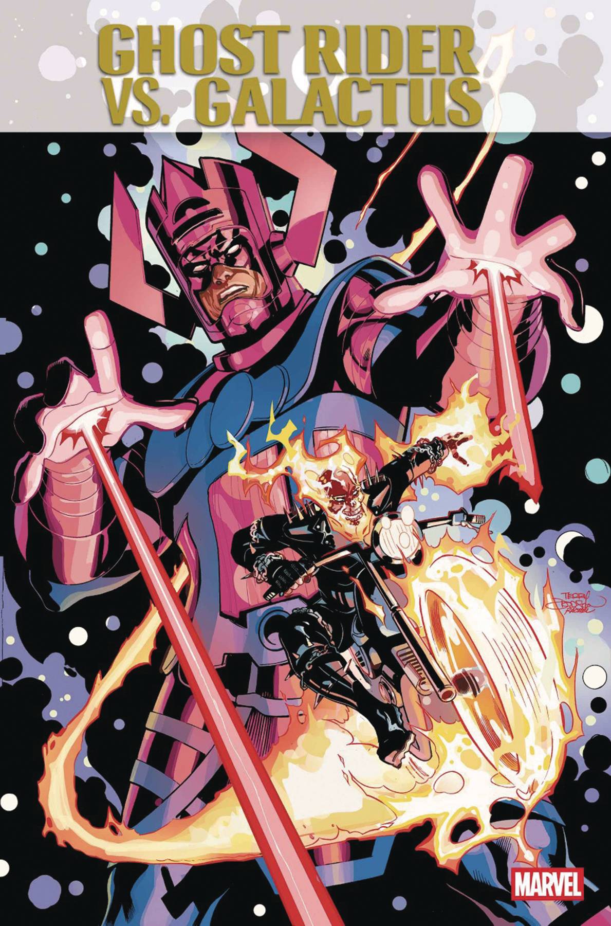 DF GHOST RIDER VS GALACTUS #1 DODSON SGN (C: 0-1-2)