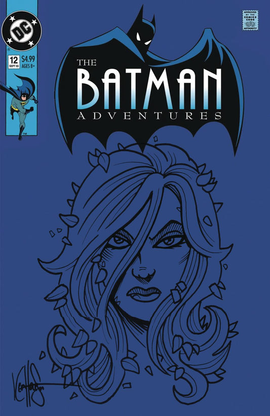 DF BATMAN ADV #12 HAESER S&N & REMARK POISON IVY SKETCH (C: