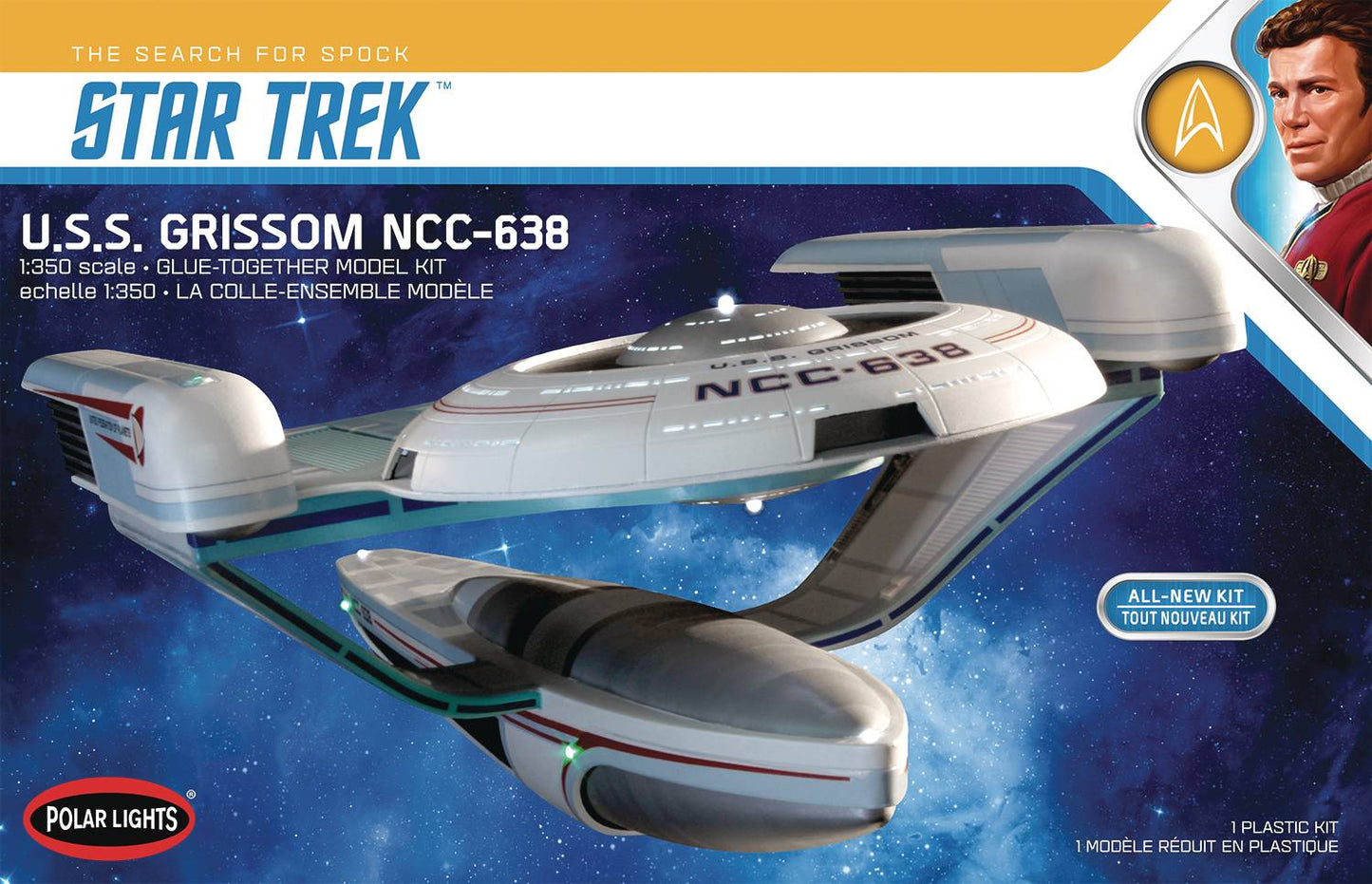 ST USS GRISSOM POLAR LIGHTS 1/35 MODEL KIT (Net) (C: 1-1-2)