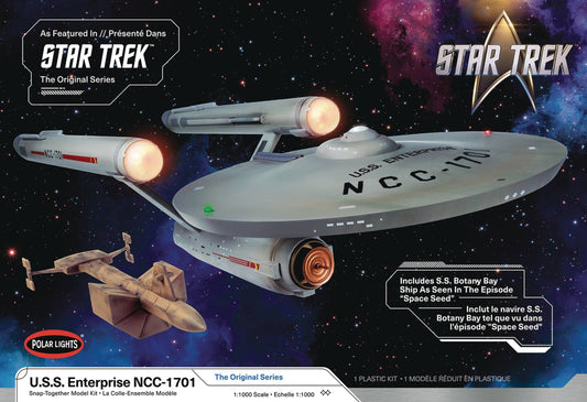 ST ORIGINAL SERIES USS ENTERPRISE POLAR LIGHTS 1/10 MODEL KI