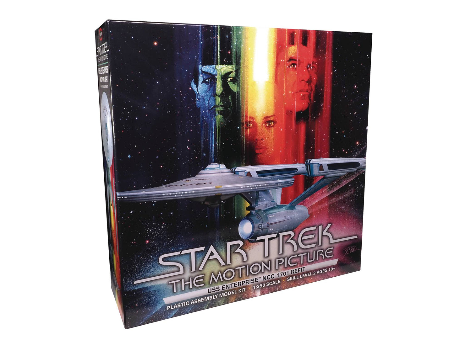 ST USS ENTERPRISE REFIT POLAR LIGHTS 1/35 MODEL KIT (Net) (C
