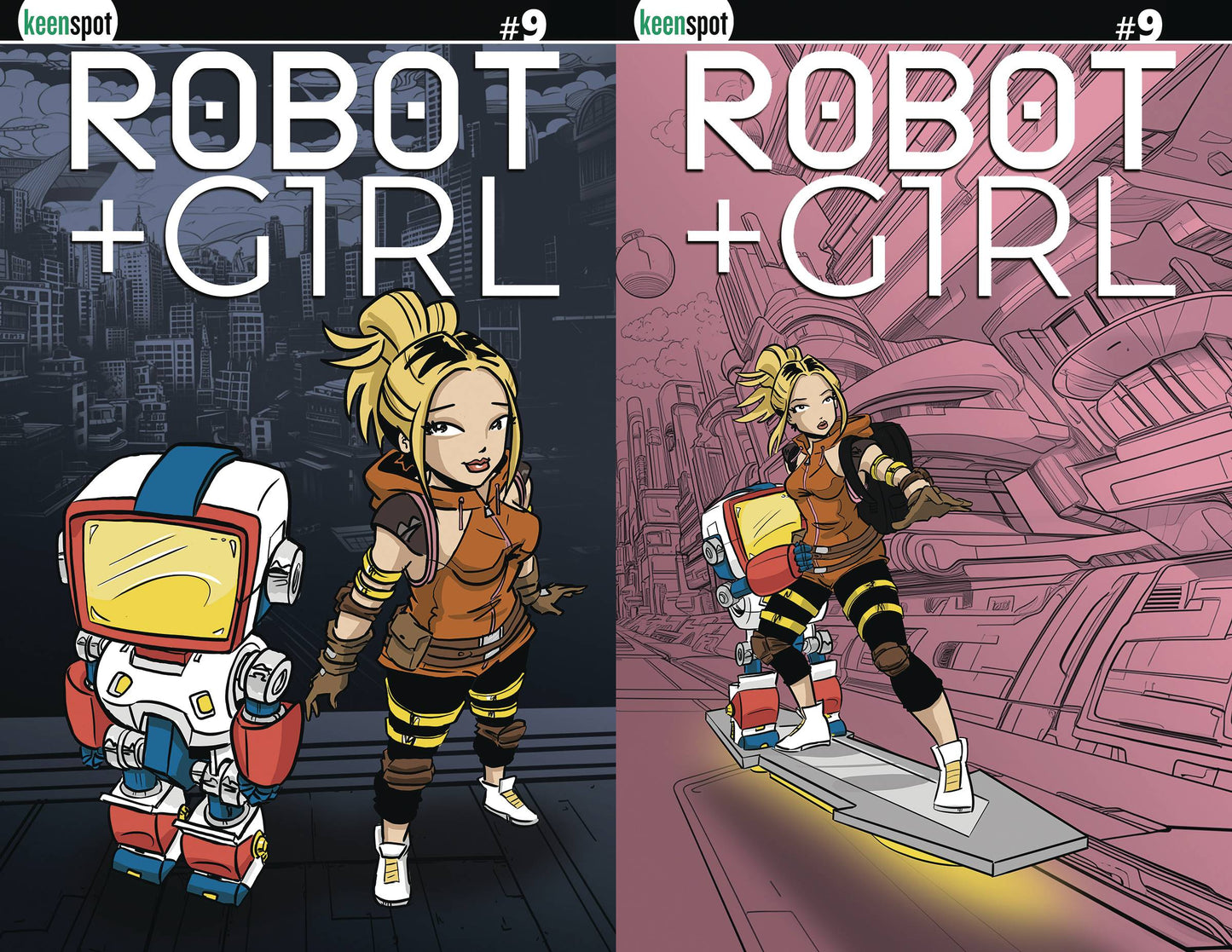 ROBOT + GIRL #9 CVR C HOLOFOIL FLIPBOOK