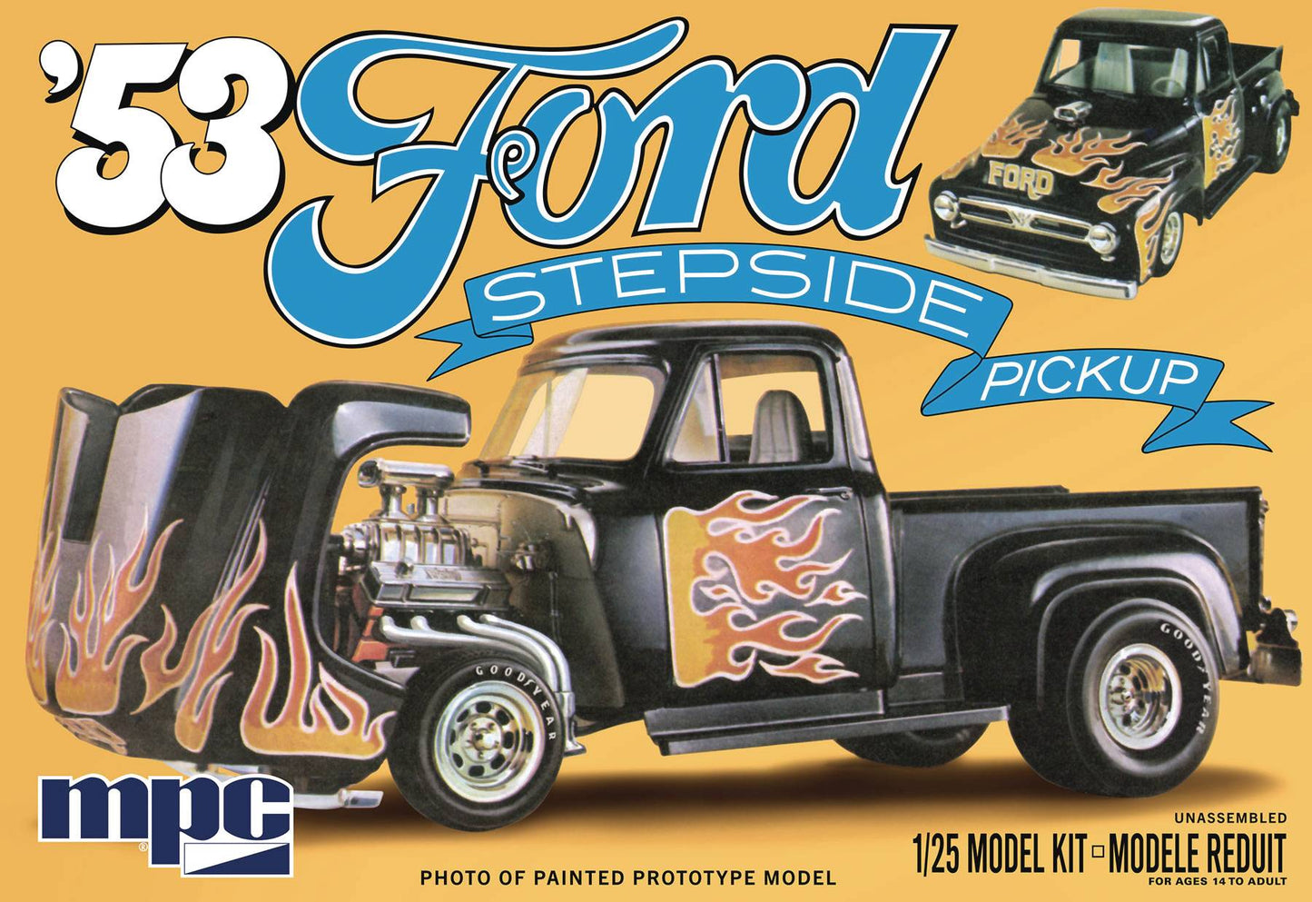 1953 FORD PICKUP FLIP NOSE MPC 1/25 MODEL KIT (Net) (C: 1-1-