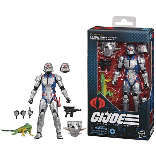 GI JOE CLASSIFIED SERIES 6IN COBRA CMNDR COMBAT ARMOR AF (NE