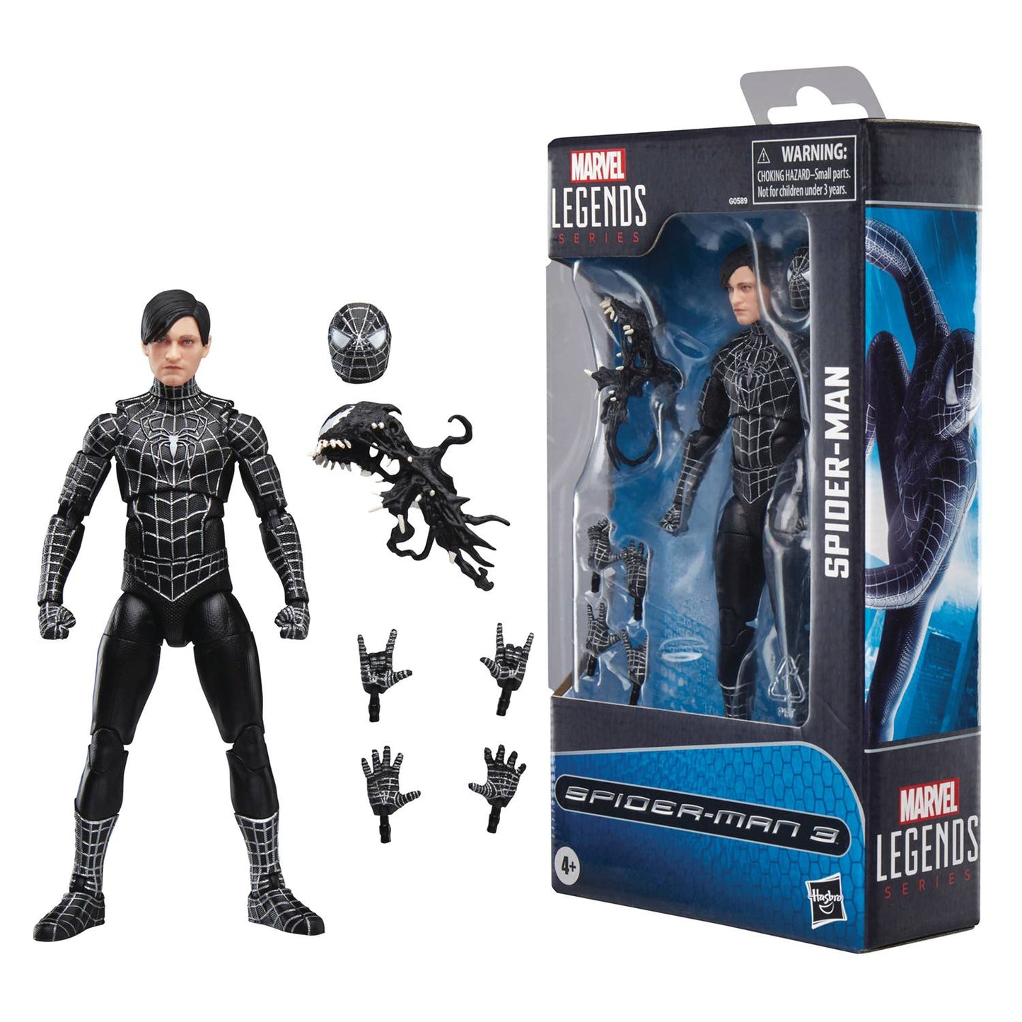 SPIDER-MAN 3 LEGENDS SPIDER-MAN SYMBIOTE 6IN AF (NET) (C: 1-
