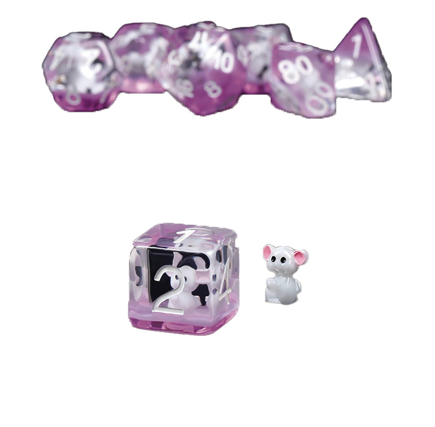RESIN DICE MOUSE 7PC SET (NET) (C: 1-1-2)
