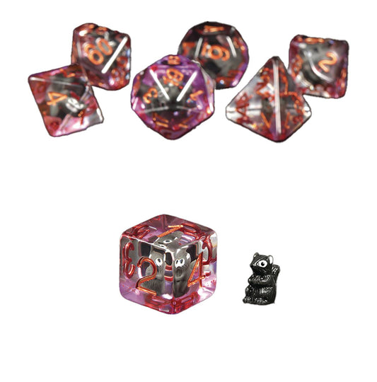 RESIN DICE SQUIRREL 7PC SET (NET) (C: 1-1-2)