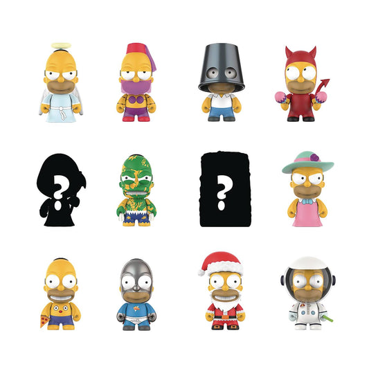 SIMPSONS MANY FACES OF HOMER 3" VINYL MINI FIG BLIND BOX (NE