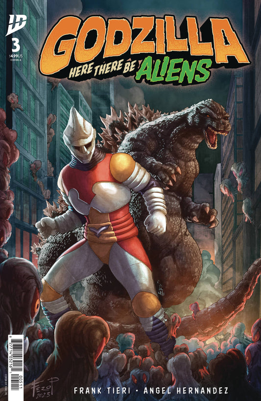 GODZILLA HERE THERE BE ALIENS #3 CVR A PE