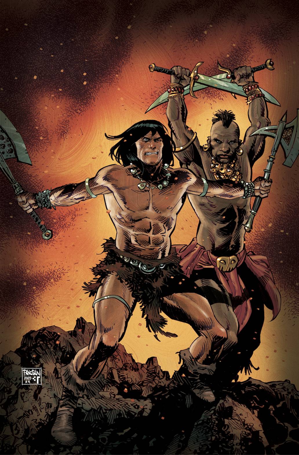CONAN BARBARIAN #23 CVR E PANOSIAN VIRGIN FOIL (MR)