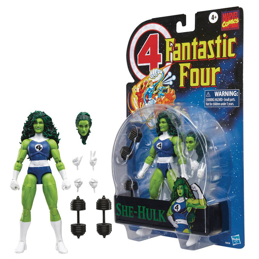 FANTASTIC FOUR LEGENDS RETRO SHE HULK 6IN AF (NET) (C: 1-1-2