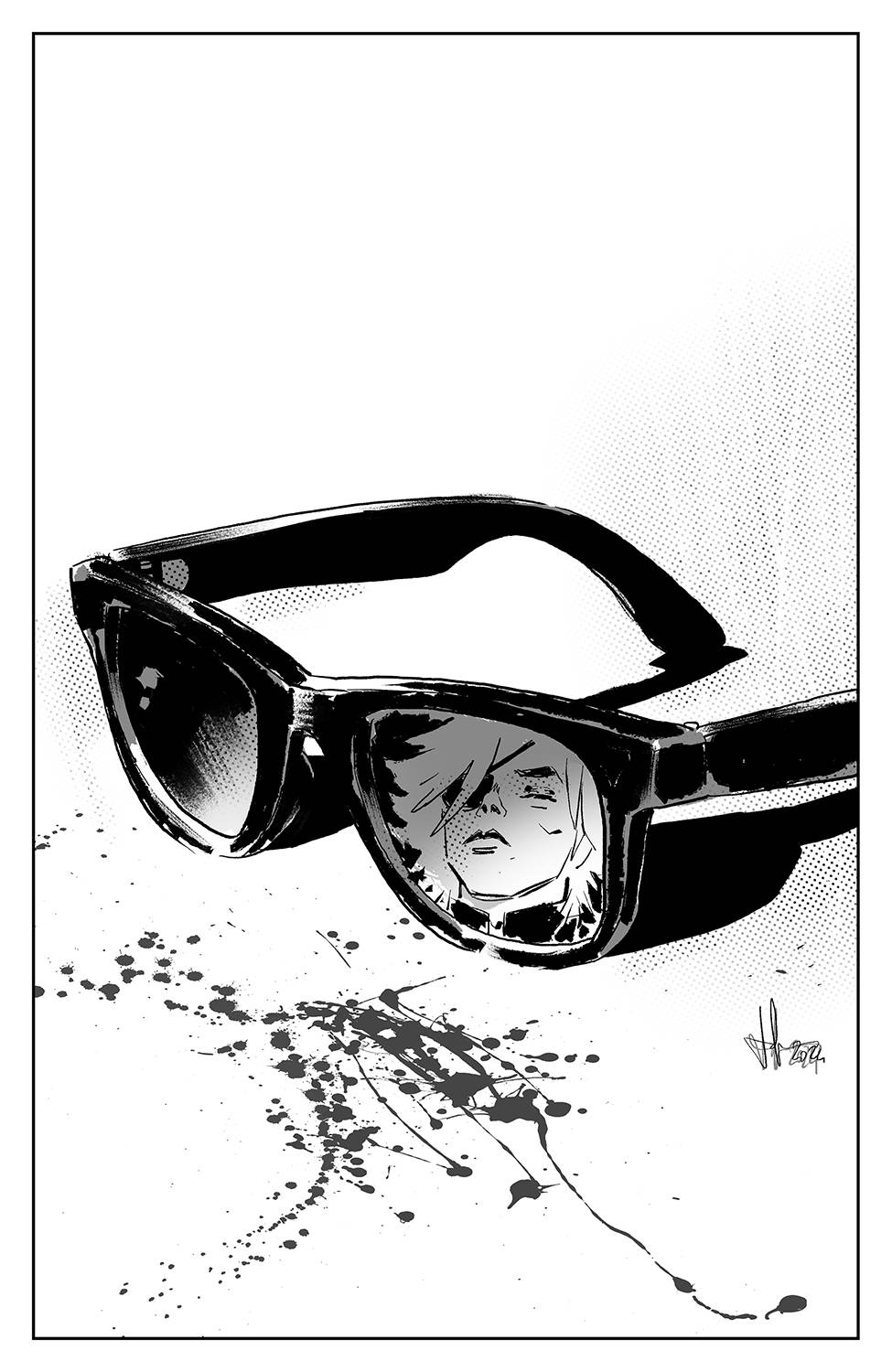 LOST FANTASY #3 CVR C INC 1:15 LUCA CASALANGUIDA B&W VAR