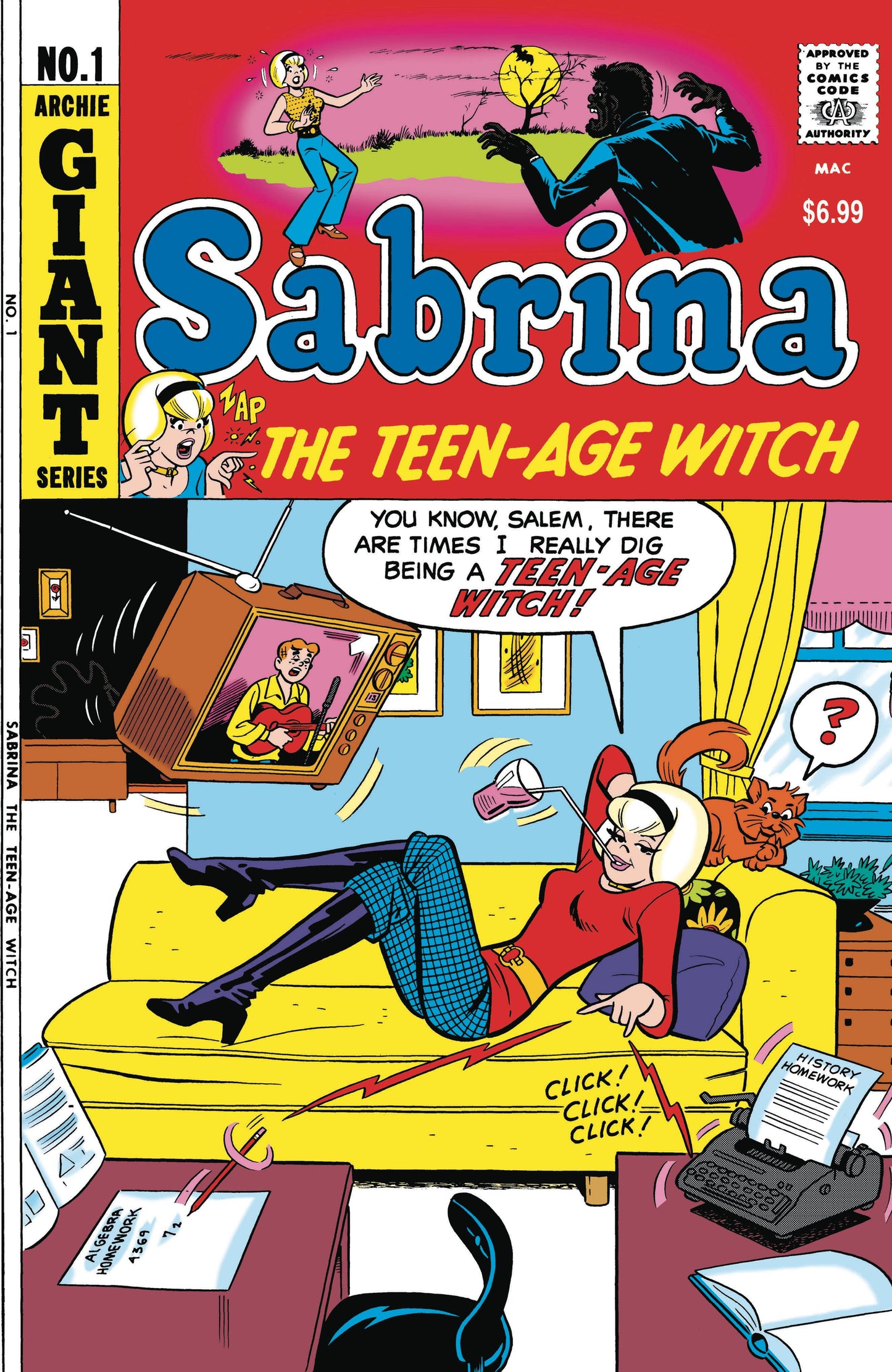 SABRINA THE TEENAGE WITCH #1 FACSIMILE ED CVR A DAN DECARLO