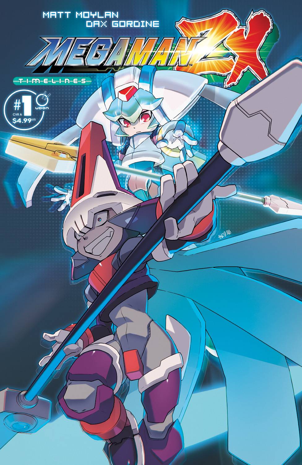 MEGA MAN ZX TIMELINES #1 CVR B STEINBACH (C: 0-1-2)