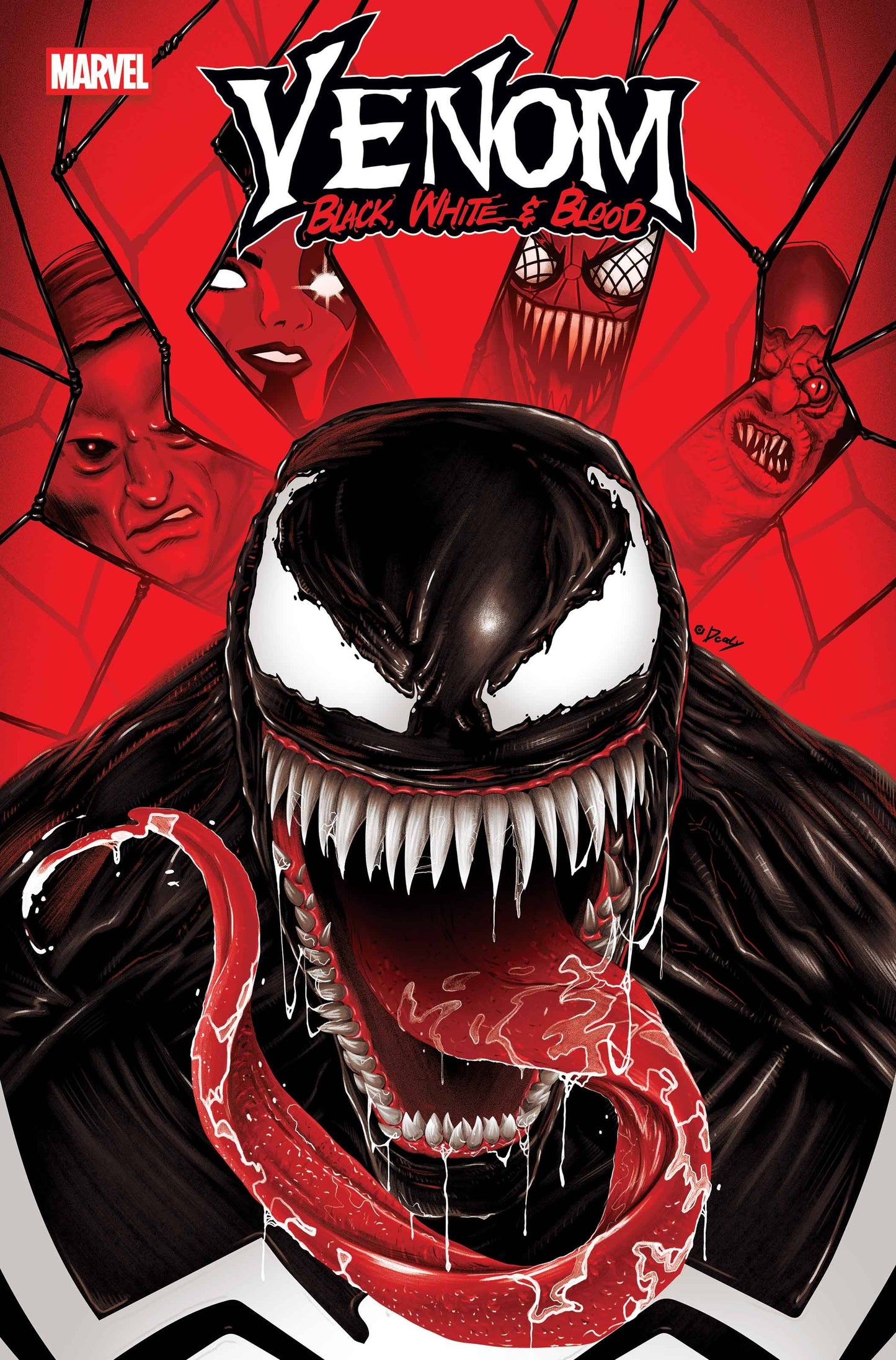 VENOM BLACK WHITE & BLOOD #1 25 COPY INCV DOALY VAR