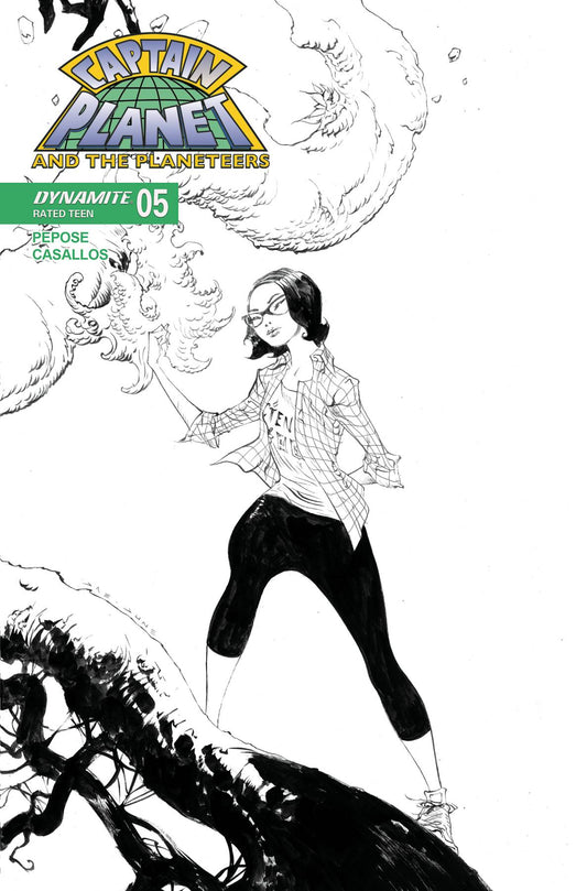 CAPTAIN PLANET #5 CVR G 10 COPY INCV LEE LINE ART (C: 1-0-0)