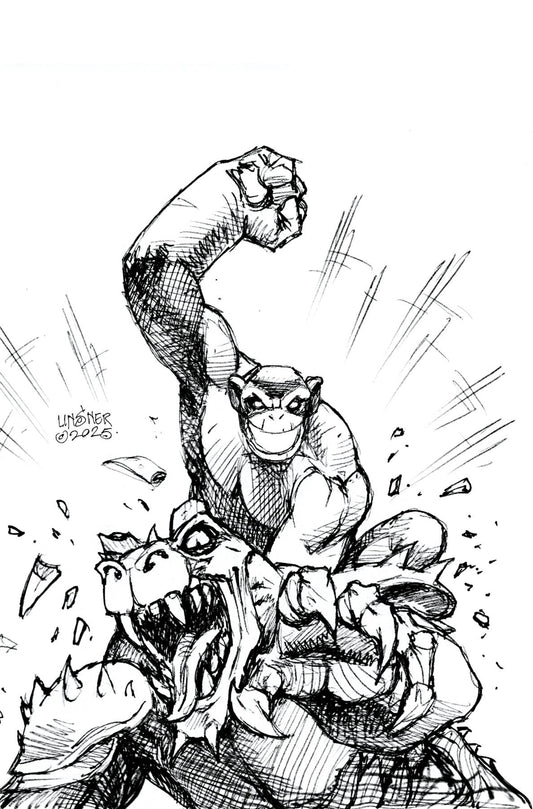 HERCULOIDS #7 CVR G 15 COPY INCV LINSNER LINE ART VIRGIN (C:
