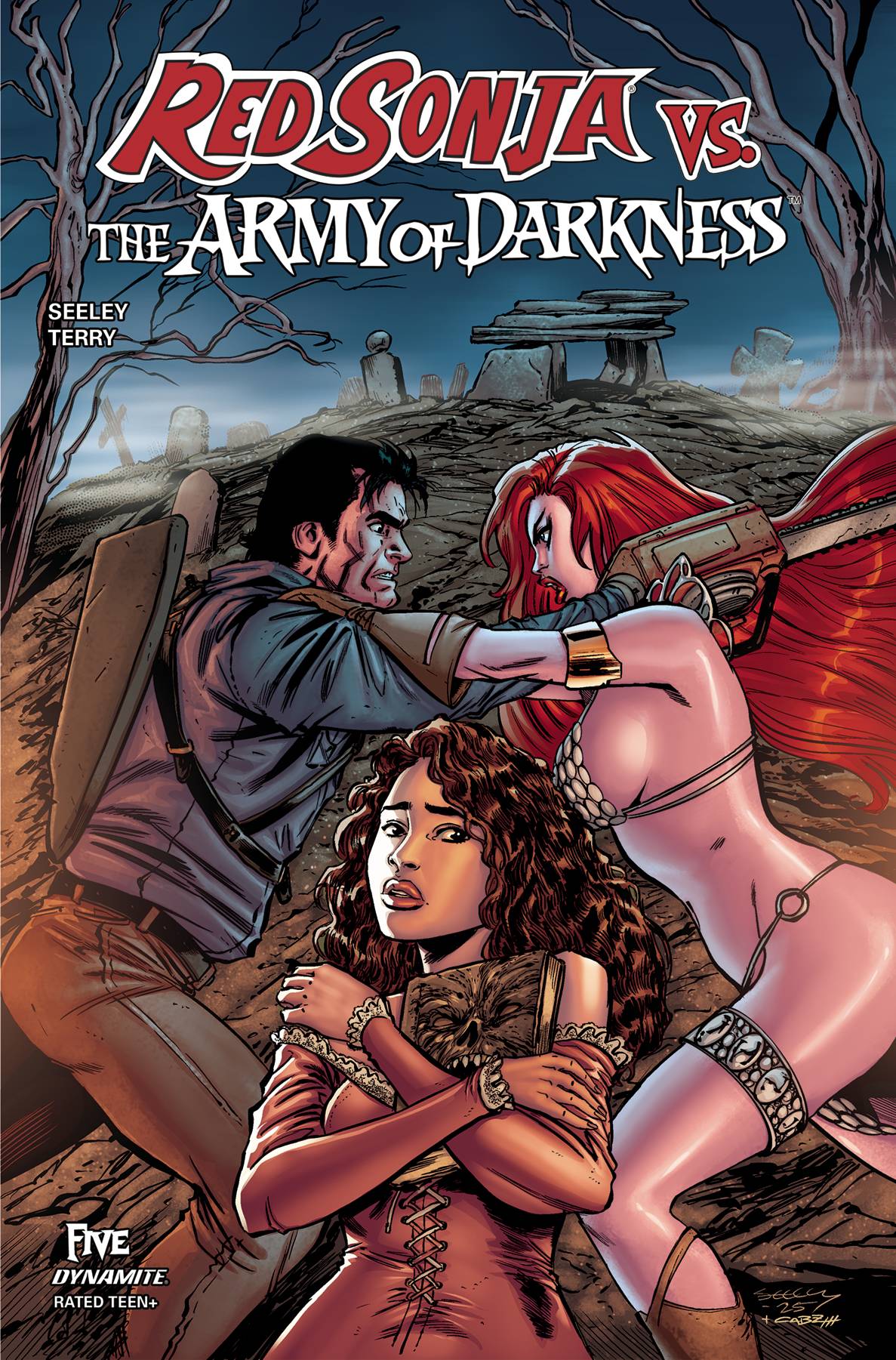 RED SONJA VS AOD #5 CVR B SEELEY