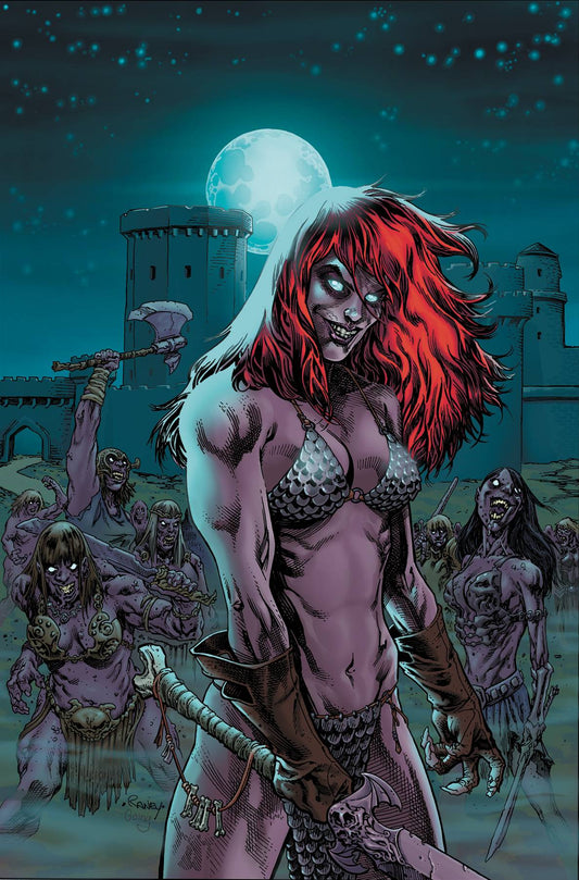 RED SONJA VS AOD #5 CVR E RANEY METAL PREMIUM CVR (C: 0-1-2)