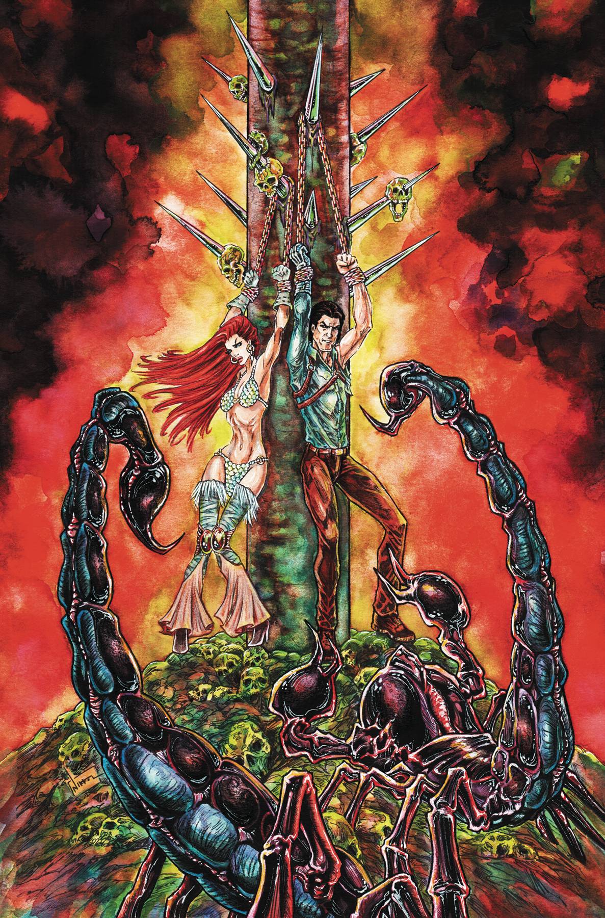 RED SONJA VS AOD #5 CVR H 10 COPY INCV JELENIC VIRGIN