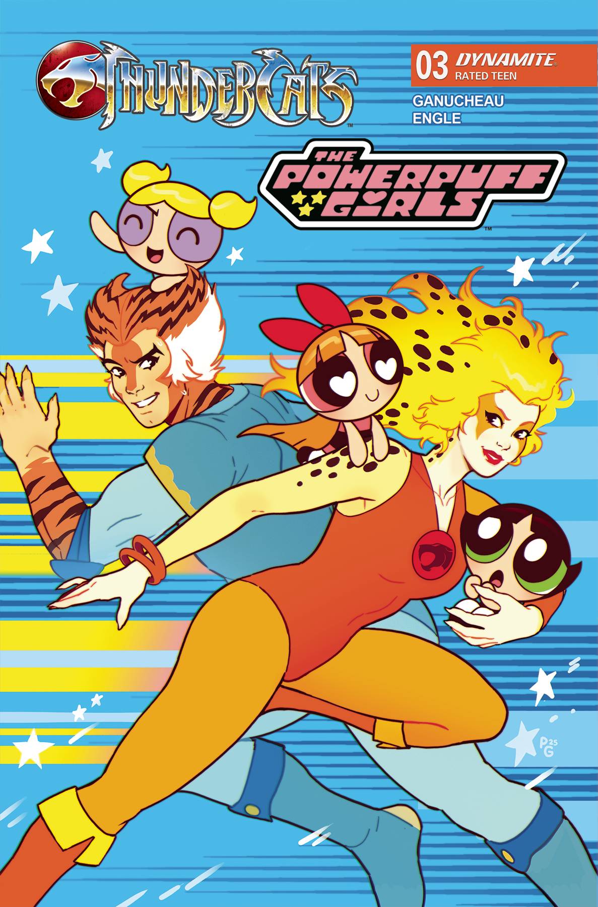 THUNDERCATS POWERPUFF GIRLS #3 CVR A GANUCHEAU (C: 1-0-0)