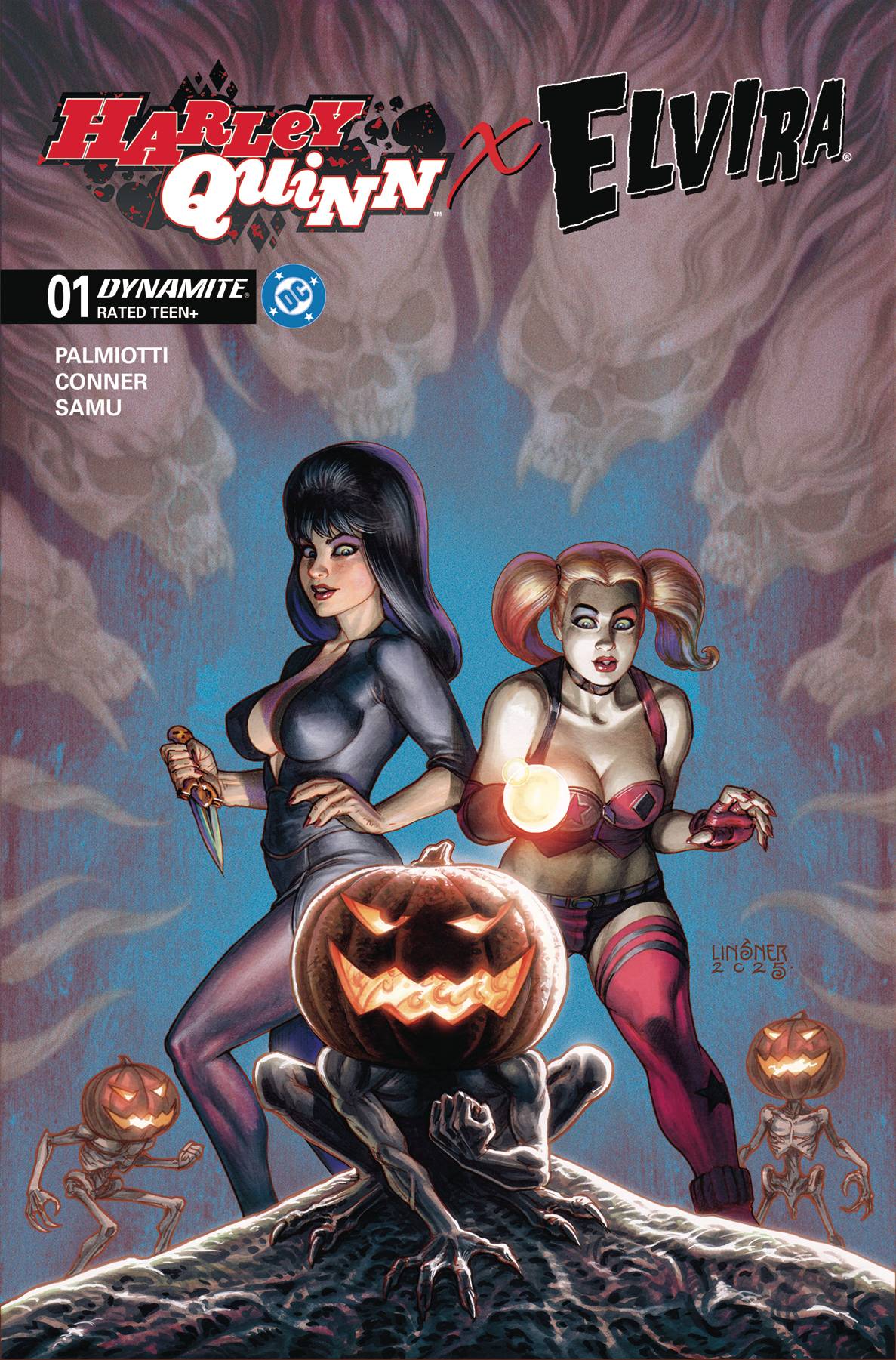 HARLEY QUINN X ELVIRA #1 CVR C LINSNER (C: 1-0-0)